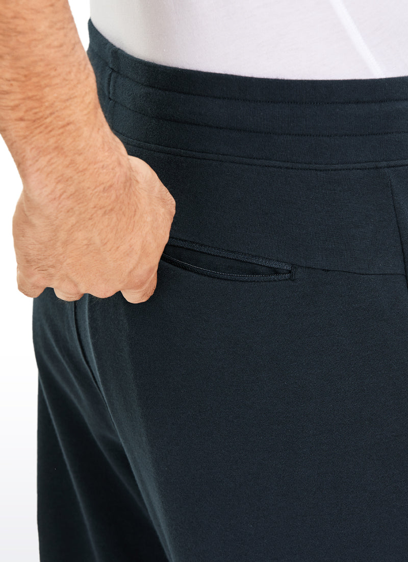 CRZ YOGA Men's Lounge Workout  Amenity Jogger Sweatpants Pockets 29'' True Navy