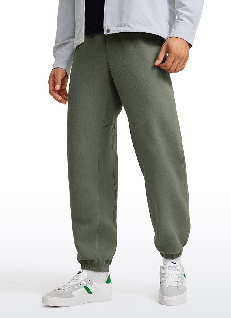 Cotton Fleece Sweatpants with Pockets 32''