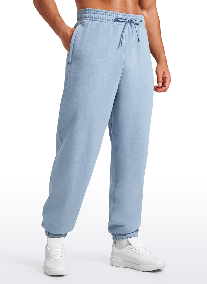 Cotton Fleece Sweatpants with Pockets 32''