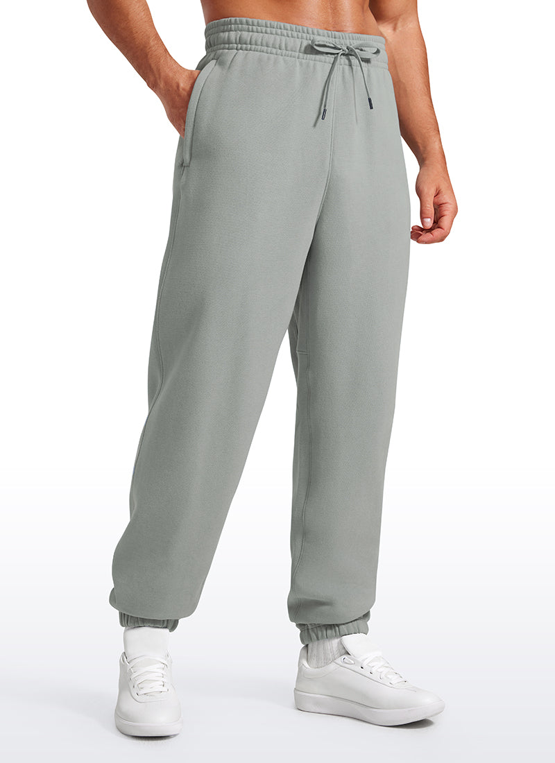 Cotton Fleece Sweatpants with Pockets 32''