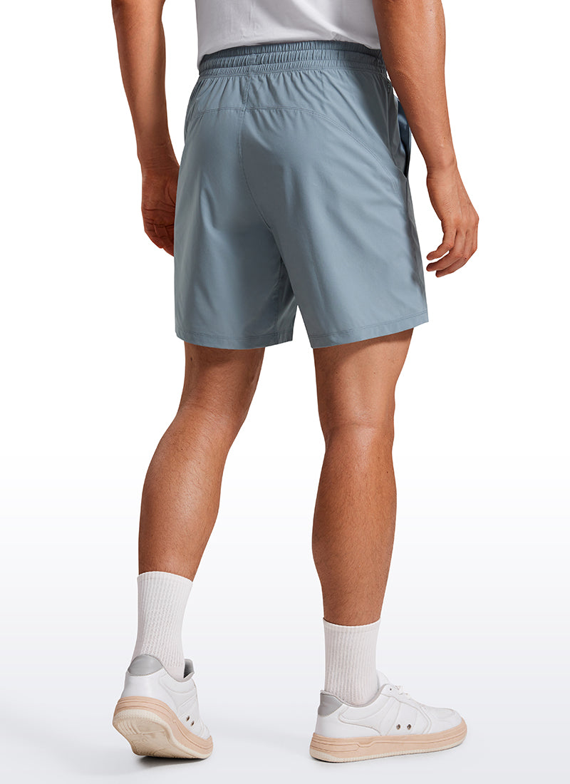 Lightweight Athletic Pocketed Shorts 7''- Linerless