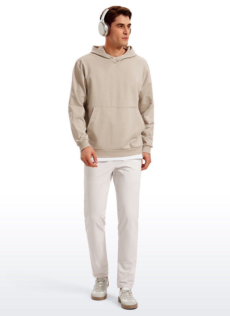 CRZ YOGA Men's  Lightweight Classic Fit Golf Pants Pockets 32'' Black