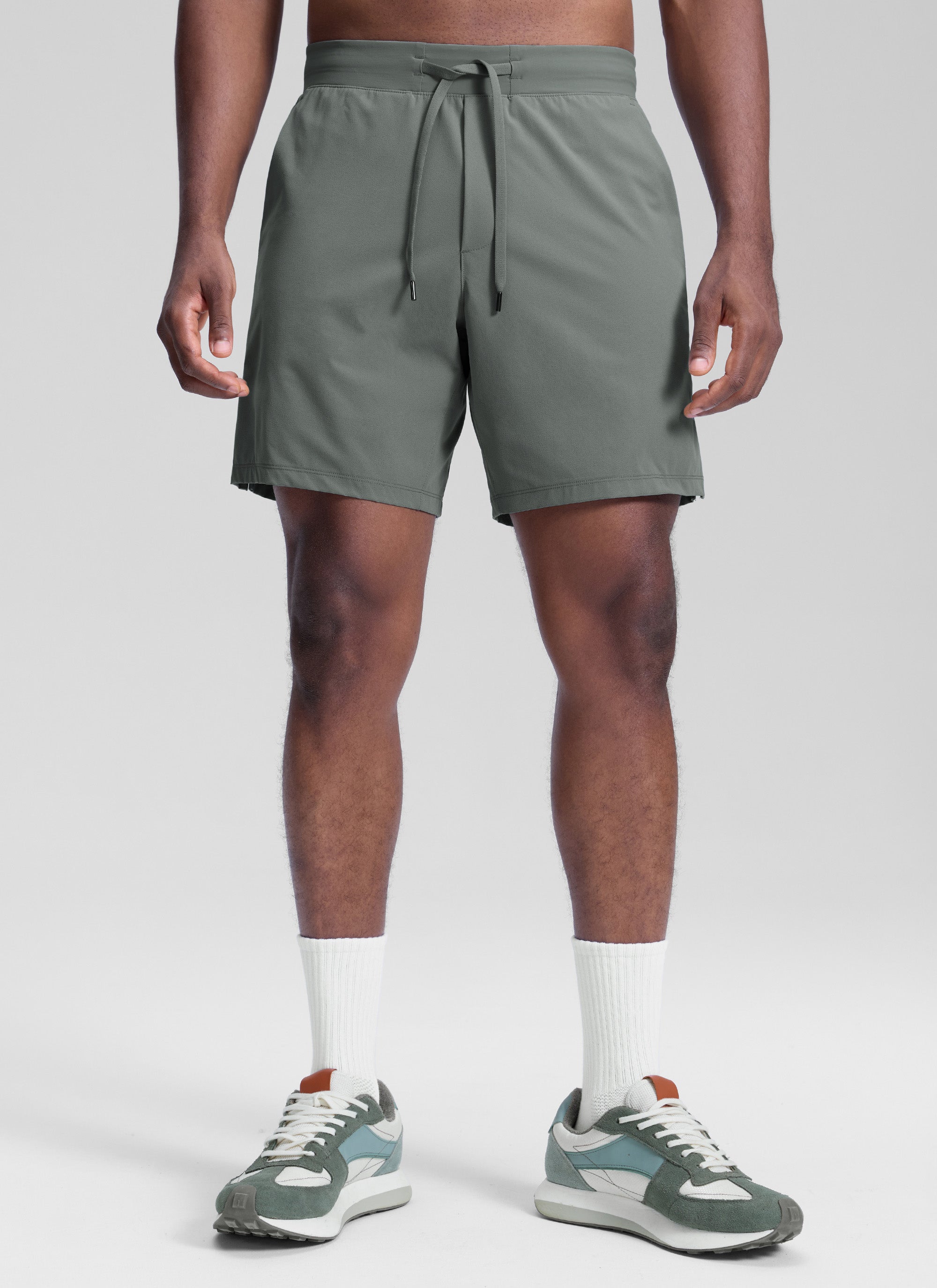 CRZ YOGA Men's Workout Classic FIt Quick Dry Pocket Shorts  7