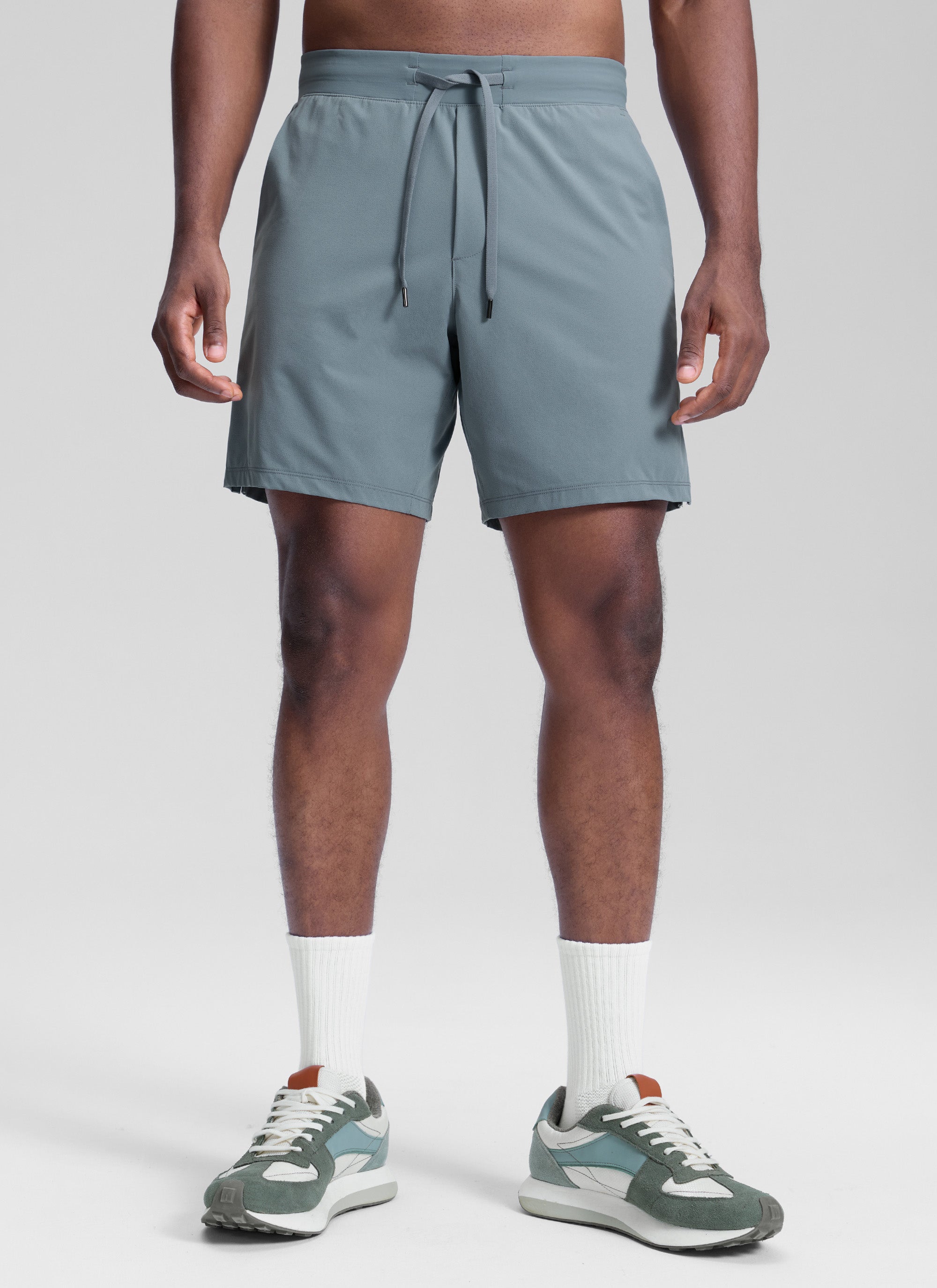 CRZ YOGA Men's Workout Classic FIt Quick Dry Pocket Shorts  7