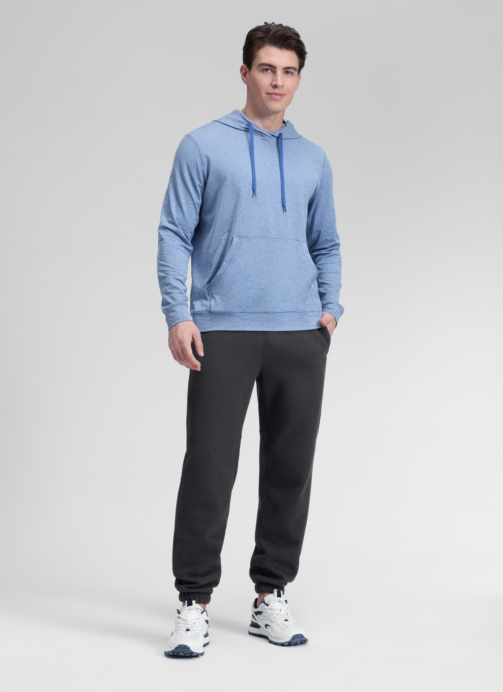 CRZ YOGA Mens Classic Fit Zipper Pockets Sweatpants 30