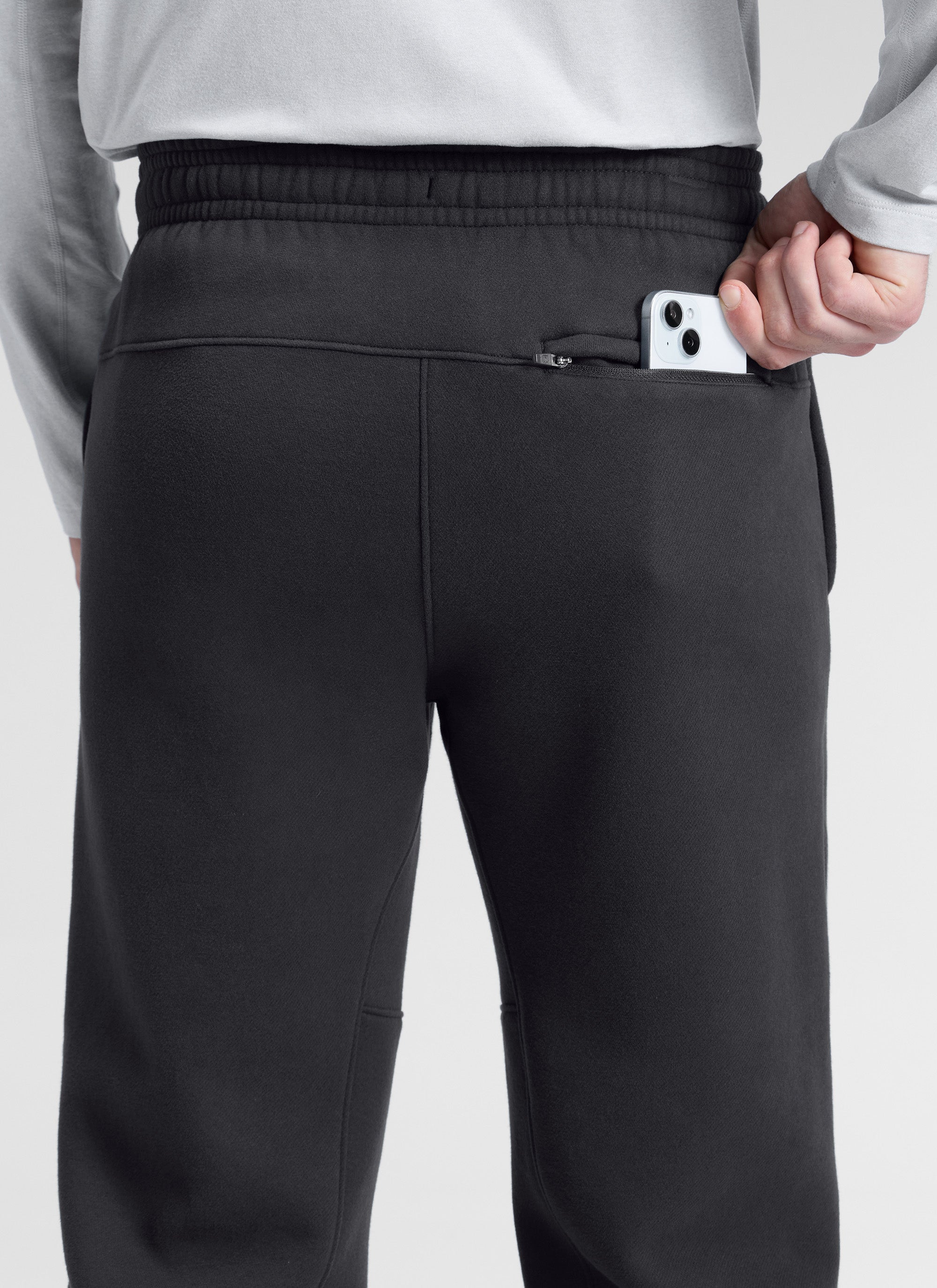 CRZ YOGA Mens Classic Fit Zipper Pockets Sweatpants 30
