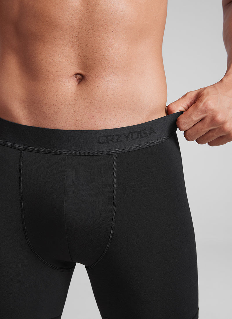 CRZ YOGA Men's Ultra-Soft Modal Double Lined 5