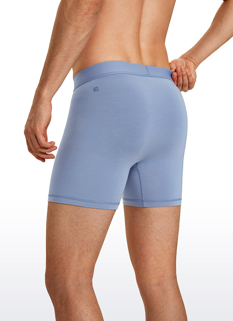 CRZ YOGA Men's Ultra-Soft Modal Double Lined 5