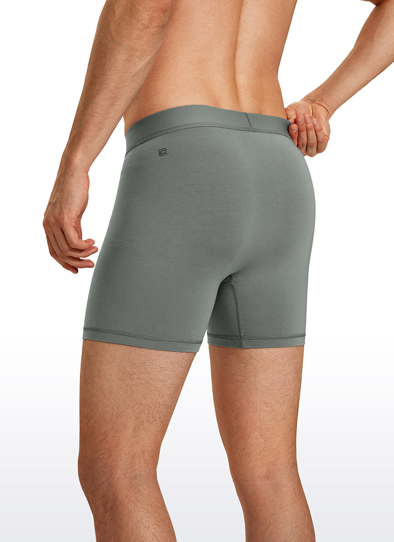 CRZ YOGA Men's Ultra-Soft Modal Double Lined 5