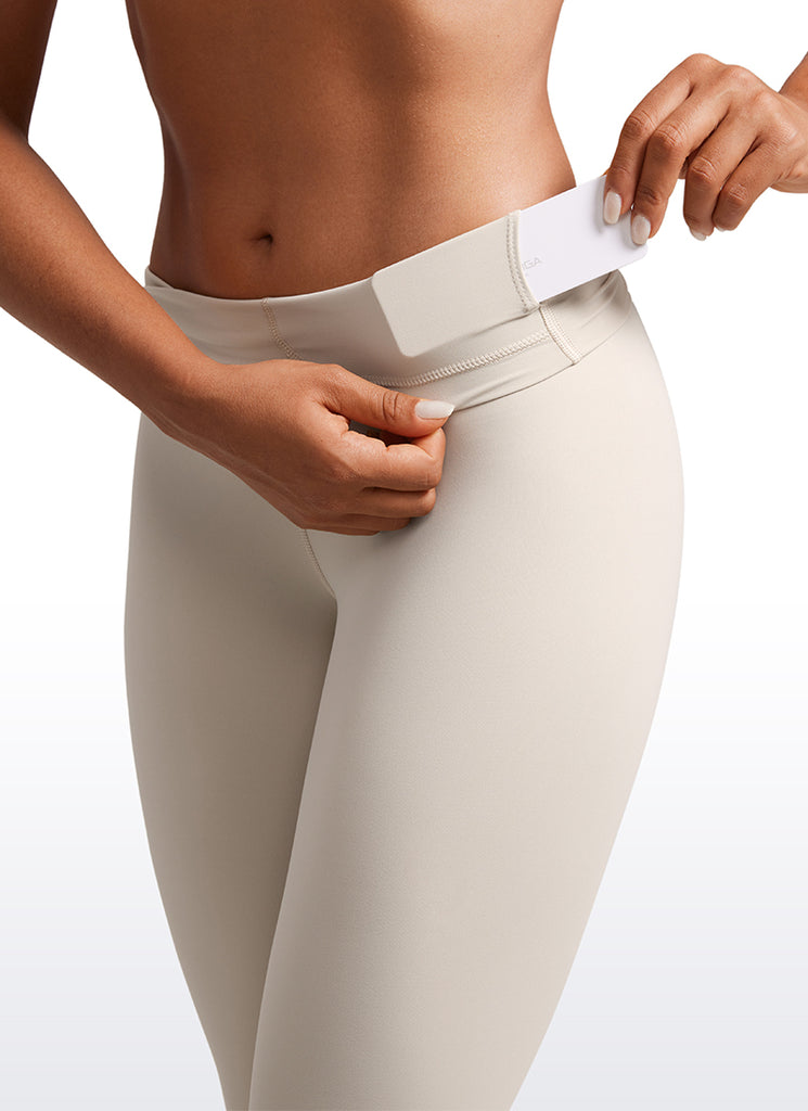 CRZ YOGA Women's Yoga Train High Rise Nakedfeel Leggings 25" 7/8 Pants Viva Magenta