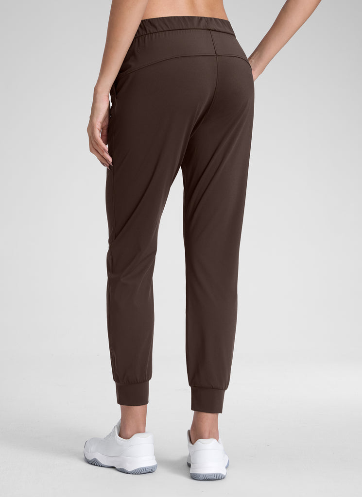 CRZ YOGA Women's Travel Slim Fit Stretch Drawstring Jogger 27'' Universe Blue