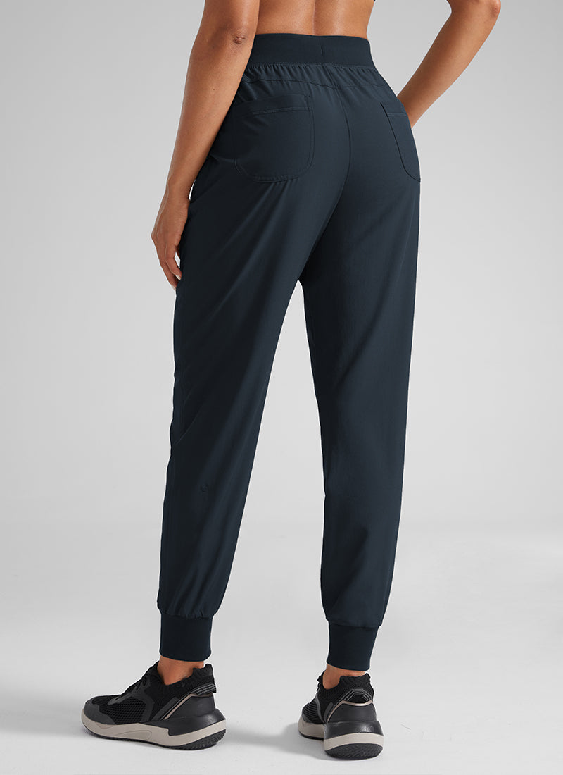 CRZ YOGA Women's Train Loose Fit Feathery-Fit Drawstring Jogger 28'' Ink Blue