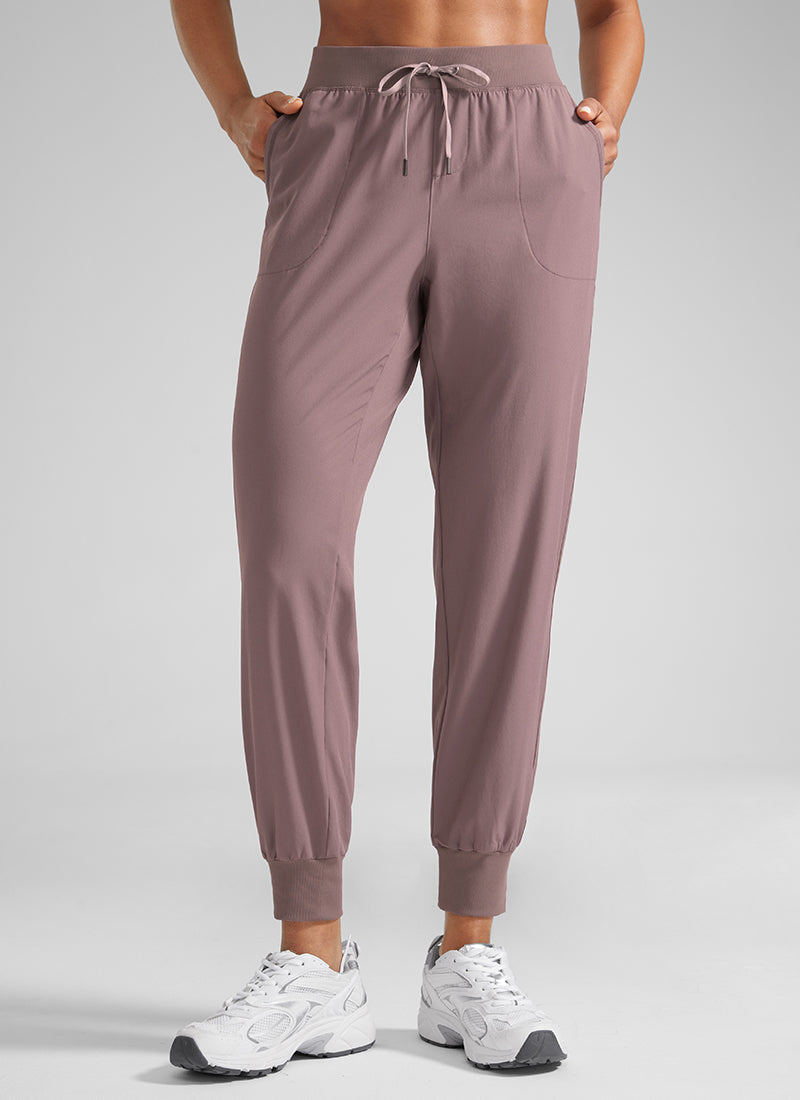 CRZ YOGA Women's Train Loose Fit Feathery-Fit Drawstring Jogger 28'' Mauve