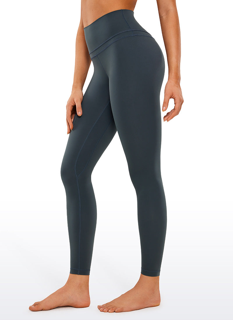CRZ YOGA Women's Yoga Train High Rise Tall Nakedfeel Leggings 28'' Melanite
