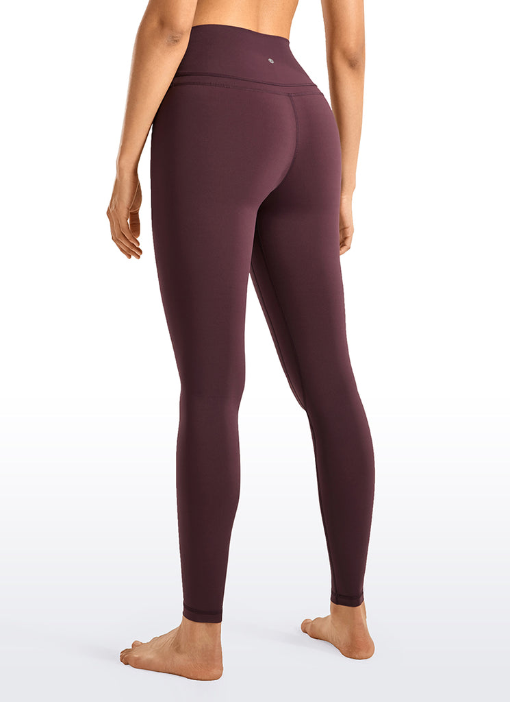 CRZ YOGA Women's Yoga Train High Rise Tall Nakedfeel Leggings 28'' Arctic Plum
