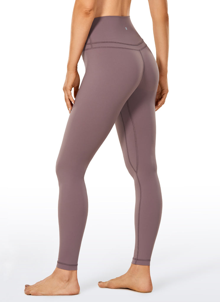 CRZ YOGA Women's Yoga Train High Rise Tall Nakedfeel Leggings 28'' Noctilucence Red