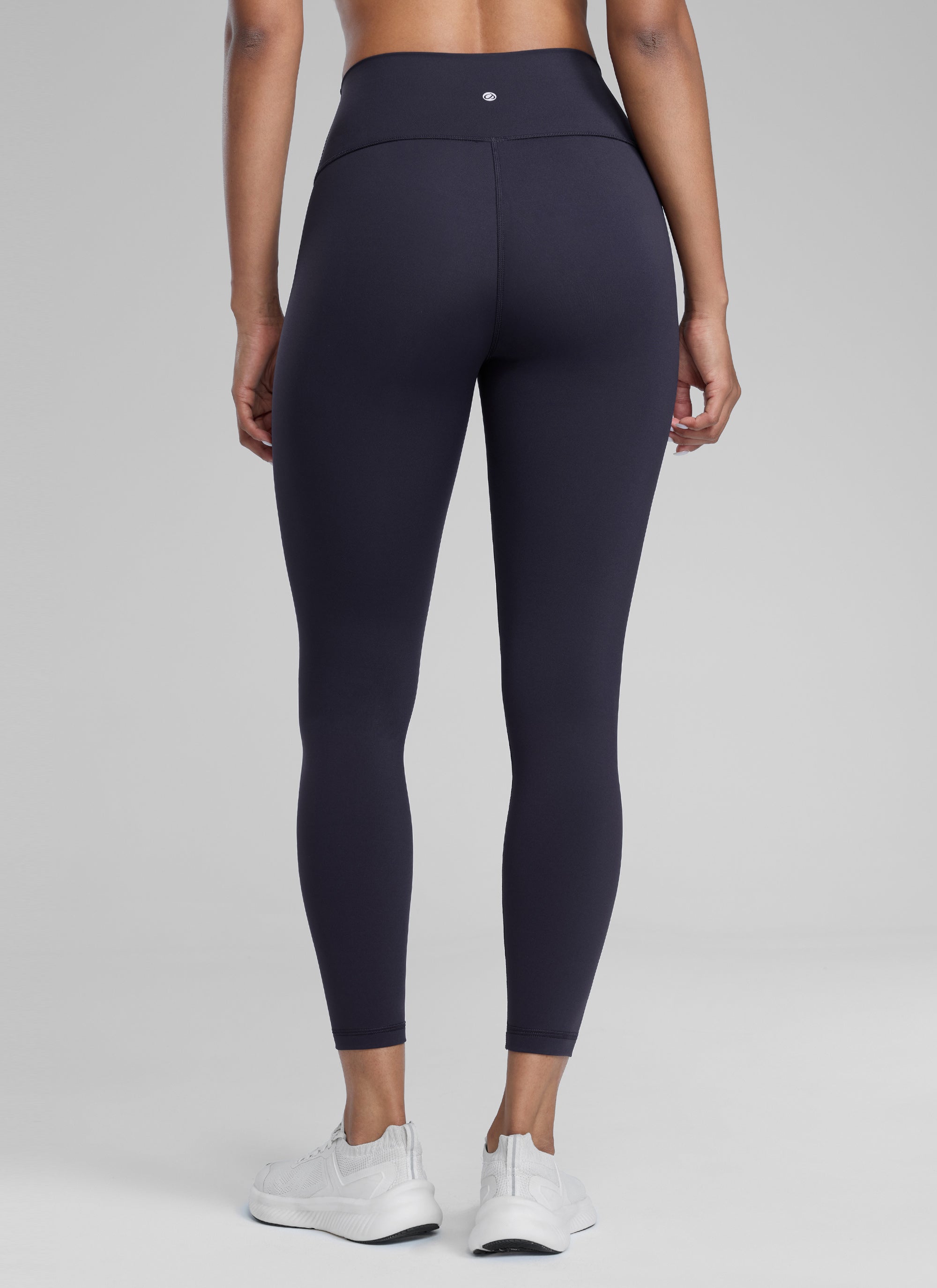 CRZ YOGA Women's Train High Rise Hugged Feel Compression Leggings 25'' Navy