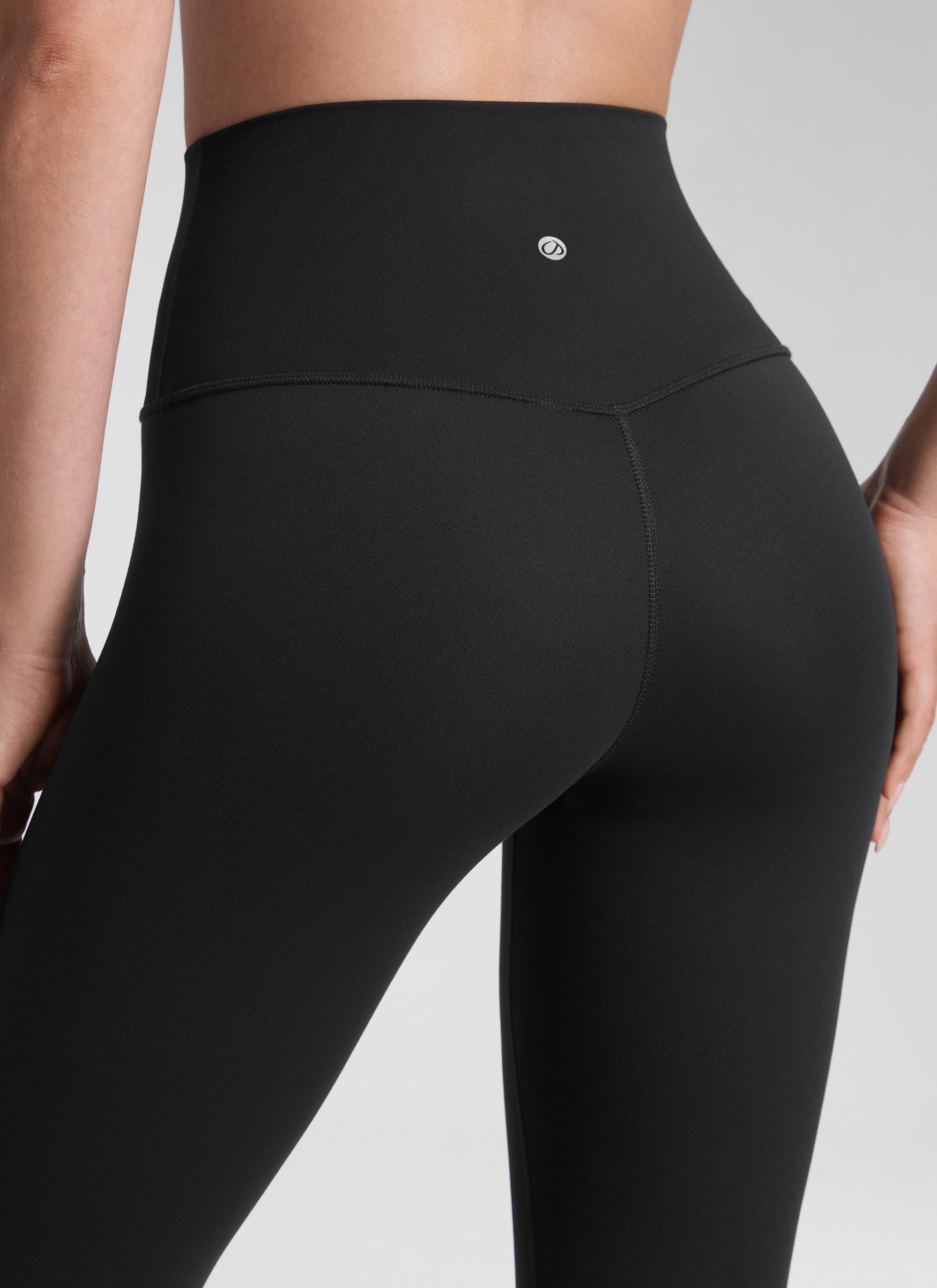 CRZ YOGA Women's Yoga Lounge High Rise Butterluxe Yoga Leggings 25'' Black