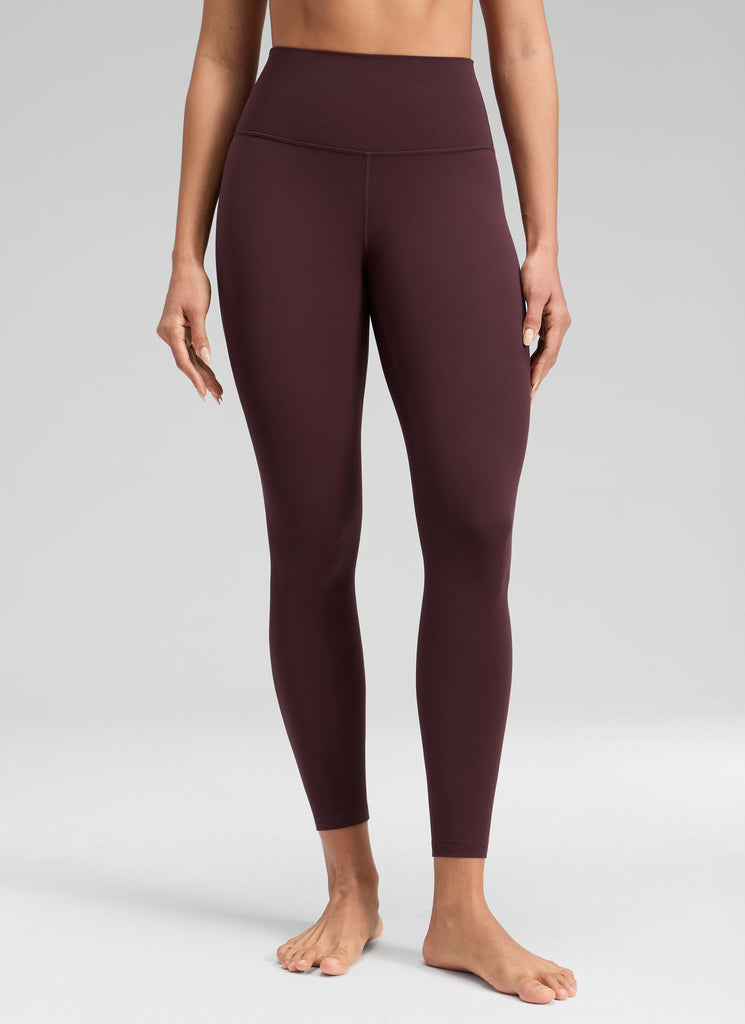 CRZ YOGA Women's Yoga Lounge High Rise Butterluxe Yoga Leggings 25'' Ripe Plum