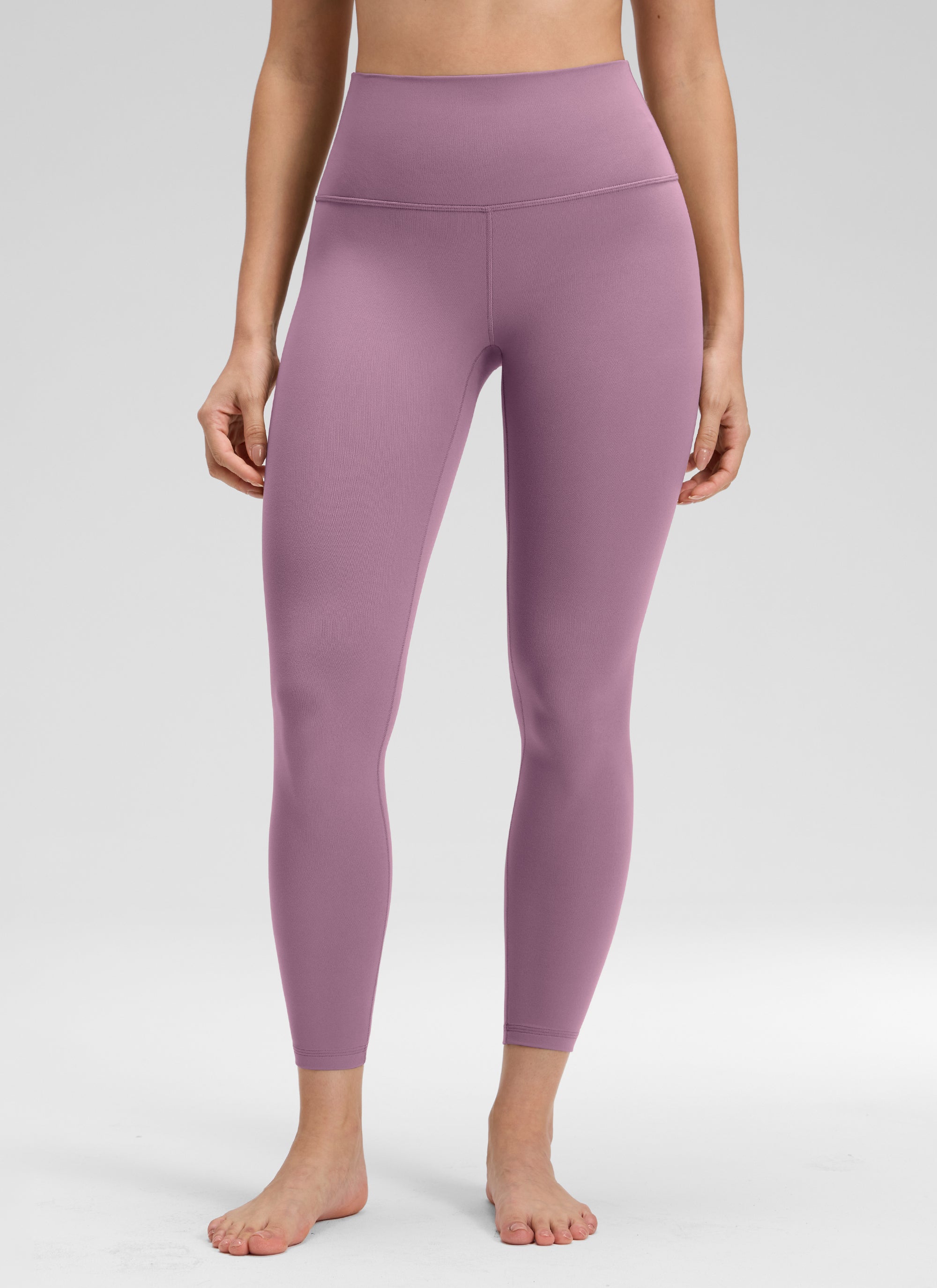 CRZ YOGA Women's Yoga Lounge High Rise Butterluxe Yoga Leggings 25'' Light Lavender @model_info:Bruna