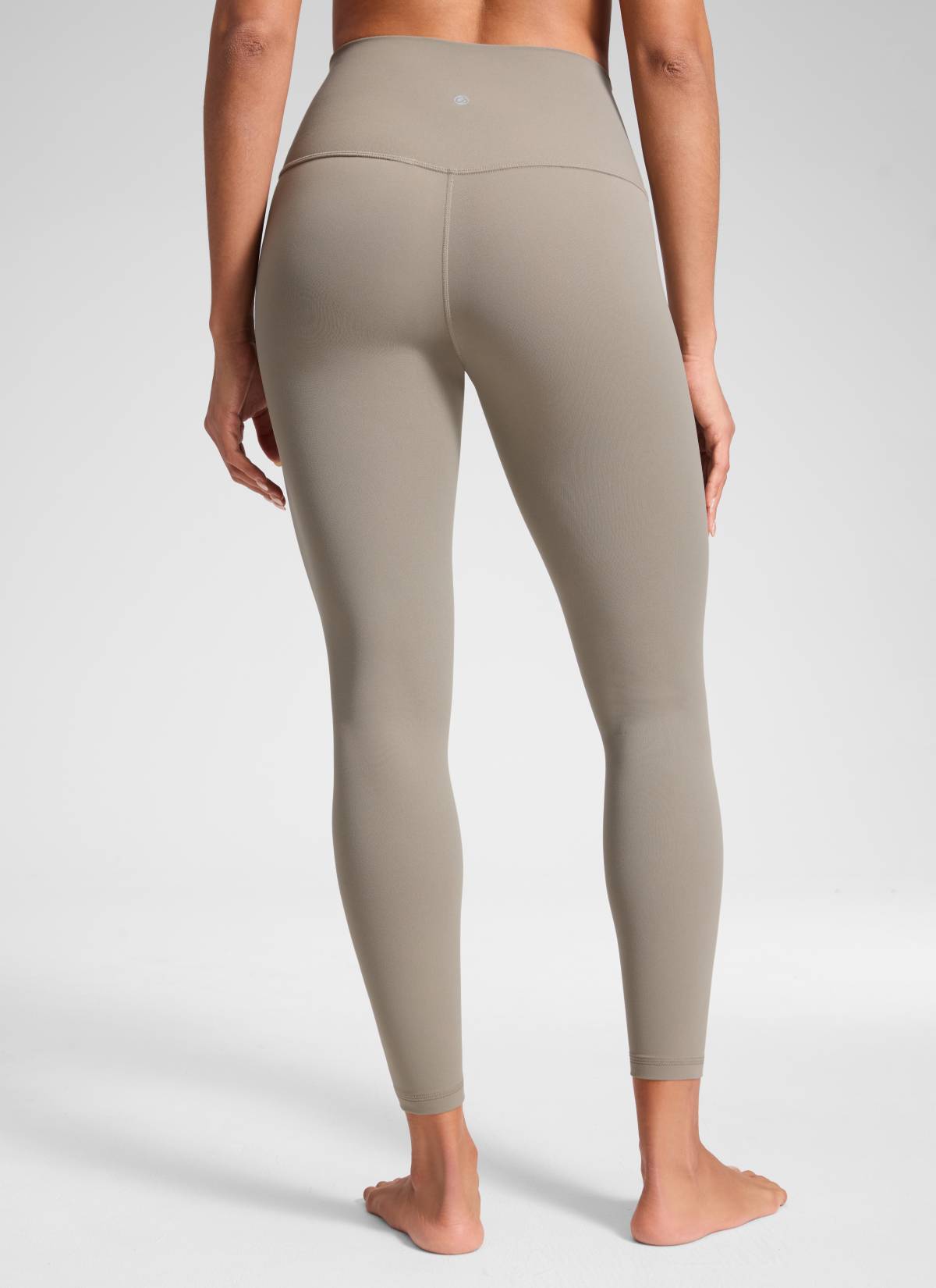 CRZ YOGA Women's Yoga Lounge High Rise Butterluxe Yoga Leggings 25'' Warm Ash Grey @model_info:Dany