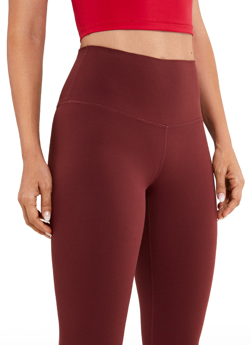 CRZ YOGA Women's Yoga Lounge High Rise Butterluxe Yoga Leggings 25'' Noctilucence Red