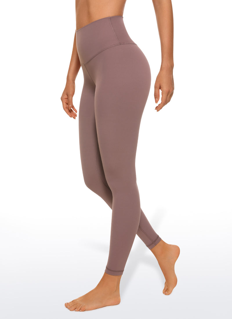 CRZ YOGA Women's Yoga Lounge High Rise Butterluxe Yoga Leggings 25'' Noctilucence Red