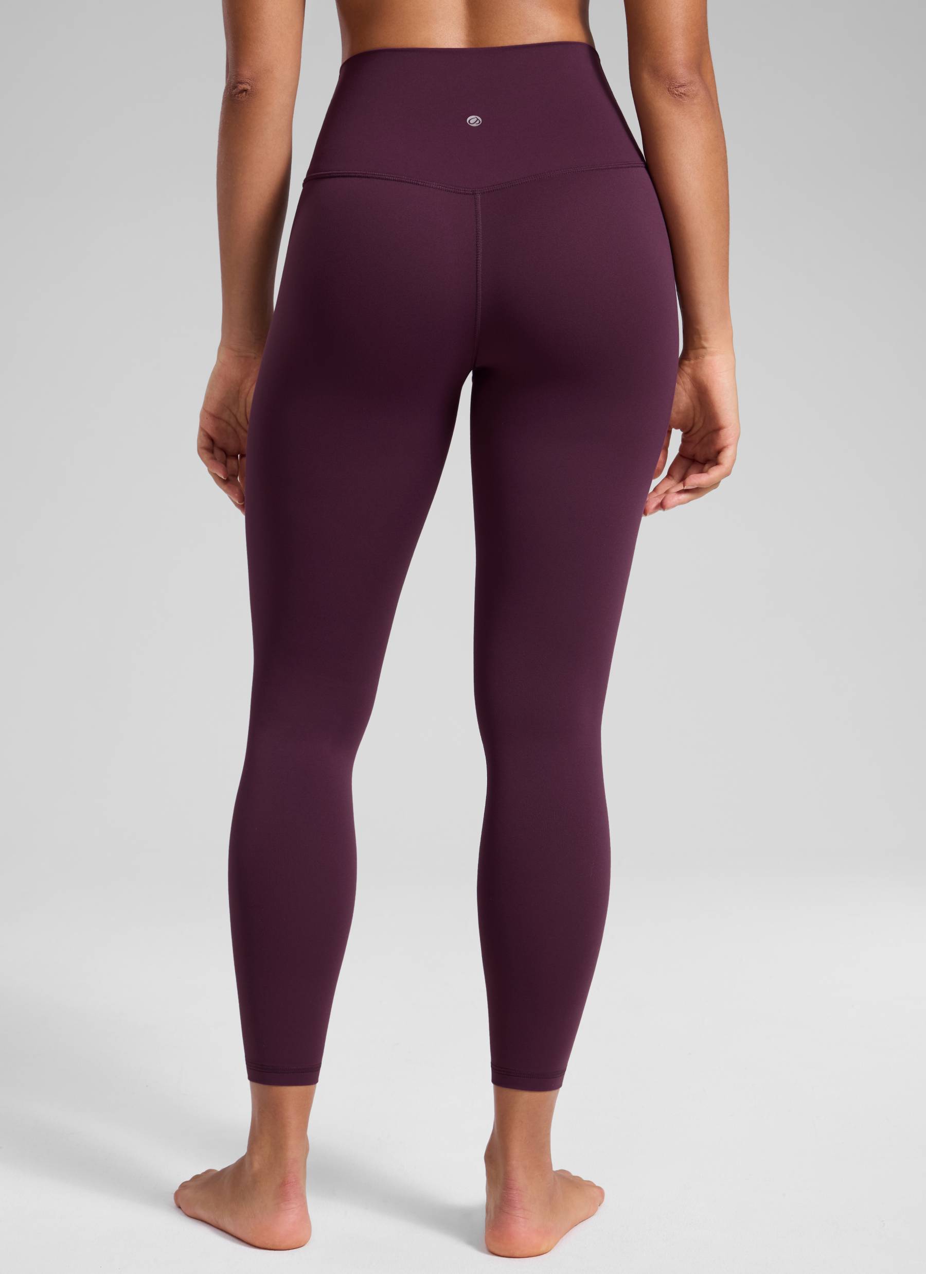 CRZ YOGA Women's Yoga Lounge High Rise Butterluxe Yoga Leggings 25'' Deep Purple @model_info:Fiona