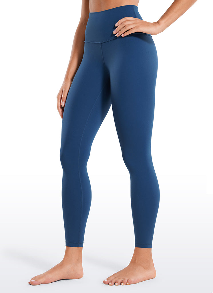 CRZ YOGA Women's Yoga Lounge High Rise Butterluxe Yoga Leggings 25'' True Navy