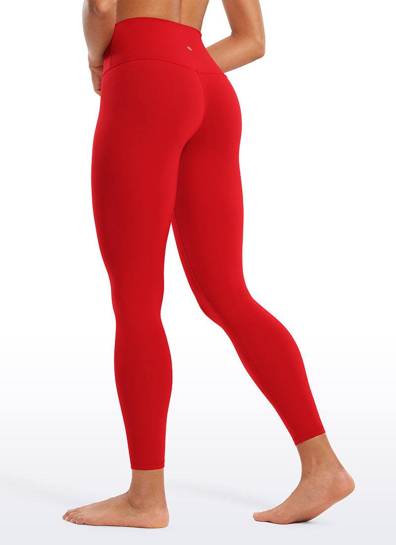 CRZ YOGA Women's Yoga Lounge High Rise Butterluxe Yoga Leggings 25'' Pink Peony