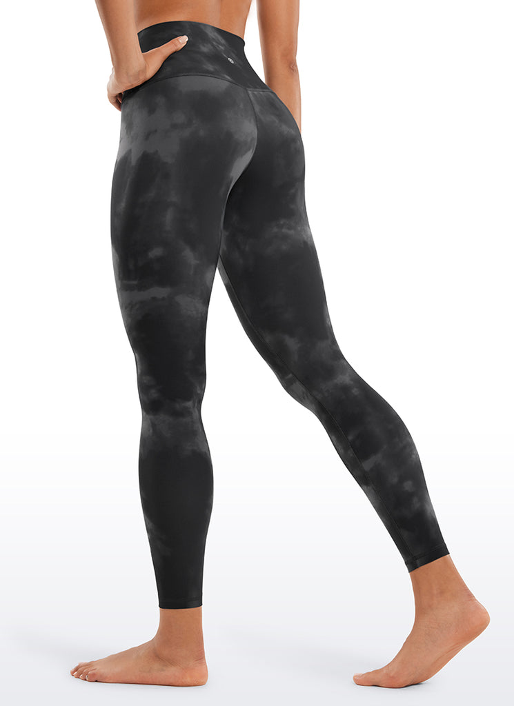 CRZ YOGA Women's Yoga Lounge High Rise Butterluxe Yoga Leggings 25'' Dark Grey Camouflage 2