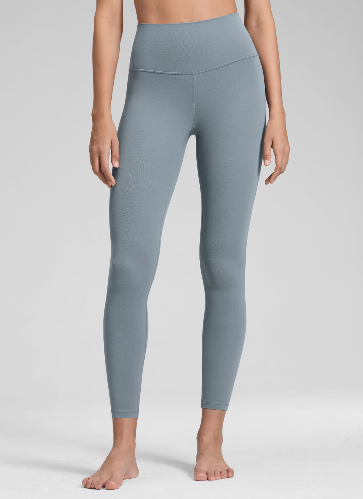 CRZ YOGA Women's Yoga Lounge High Rise Butterluxe Yoga Leggings 25'' Belgian Blue @model_info:Jenna