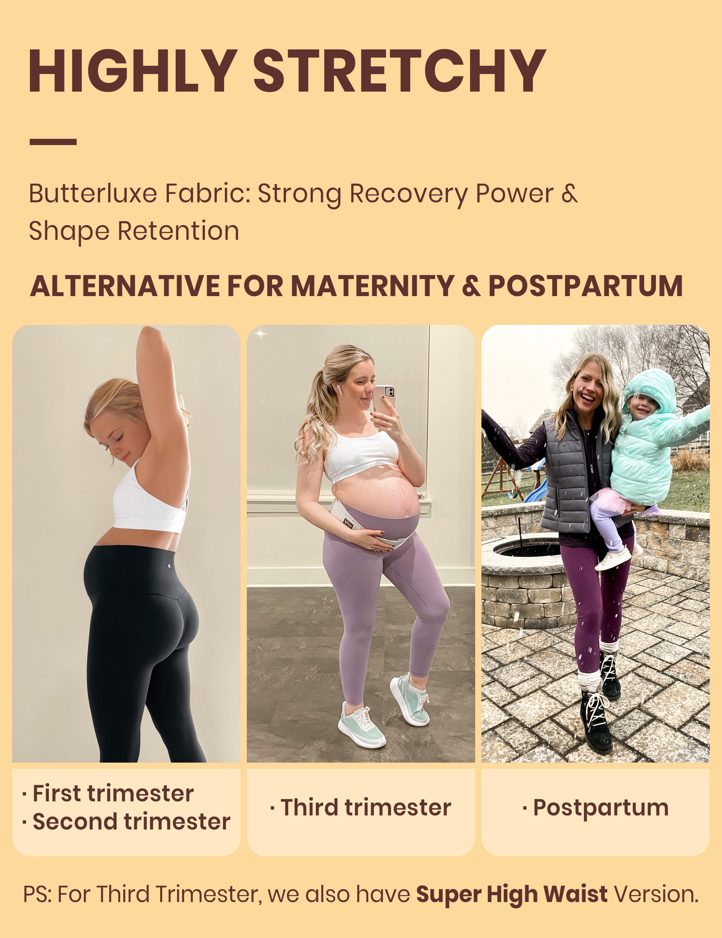 CRZ YOGA Women's Yoga Lounge High Rise Butterluxe Yoga Leggings 25'' Mauve