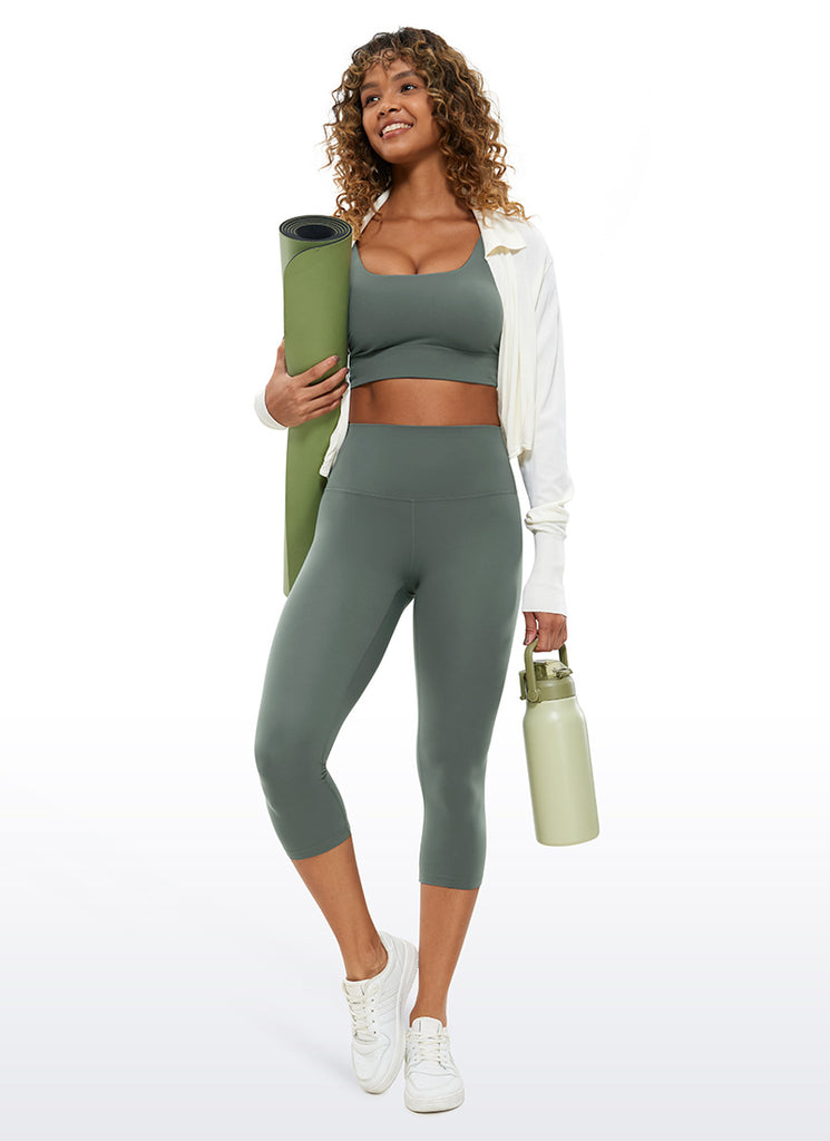 CRZ YOGA Women's Yoga Lounge High Rise Butterluxe Yoga Leggings 19'' Tornado