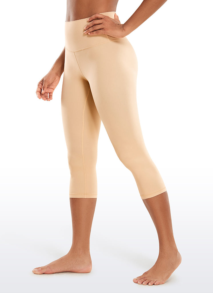 CRZ YOGA Women's Yoga Lounge High Rise Butterluxe Yoga Leggings 19'' Dark Red