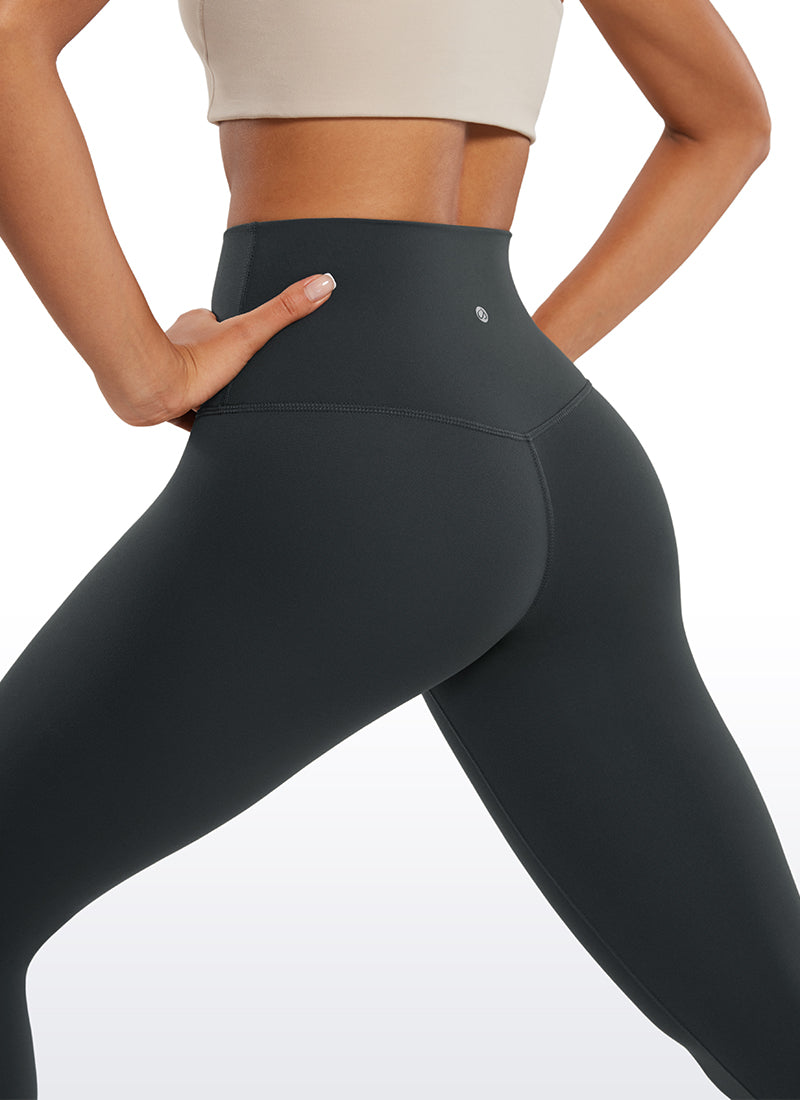 CRZ YOGA Women's Yoga Lounge High Rise Butterluxe Yoga Leggings 19'' Melanite