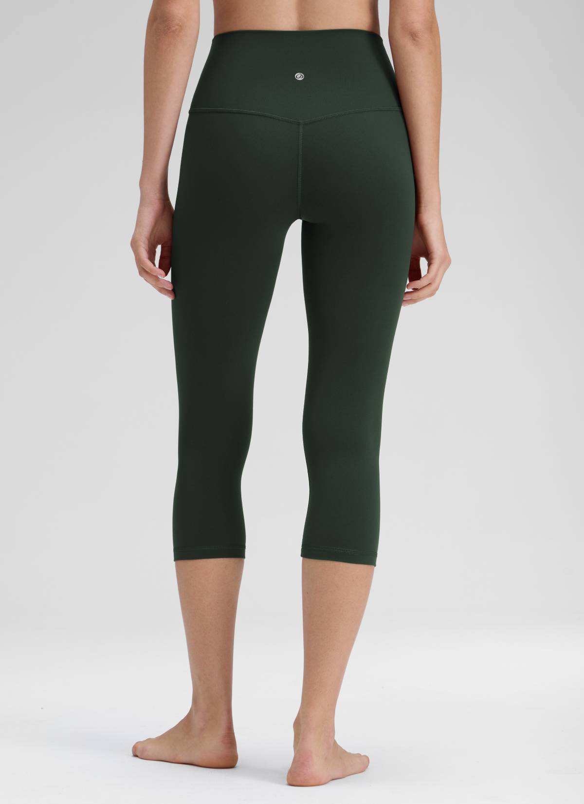 CRZ YOGA Women's Yoga Lounge High Rise Butterluxe Yoga Leggings 19'' Legend Green @model_info:Kerry