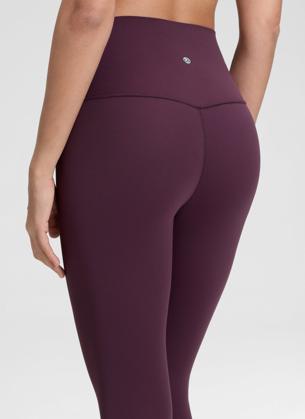 CRZ YOGA Women's Yoga Lounge High Rise Butterluxe Yoga Leggings 19'' Deep Purple @model_info:Jenna