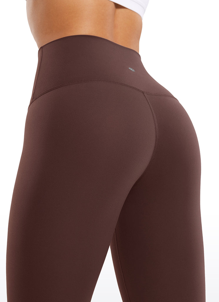 CRZ YOGA Women's Yoga Lounge High Rise Butterluxe Yoga Leggings 23'' Taupe