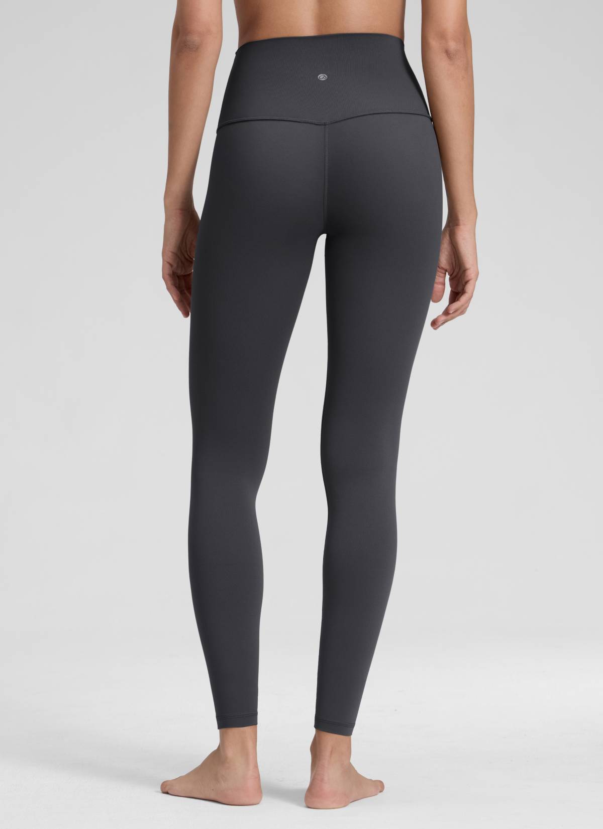 CRZ YOGA Women's Yoga Lounge High Rise Butterluxe Yoga Leggings 28'' Mysterious Grey @model_info:Jenna