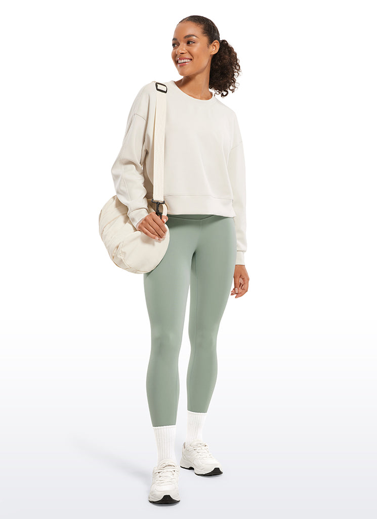 CRZ YOGA Women's Yoga Lounge High Rise Butterluxe Yoga Leggings 28'' Universe Blue