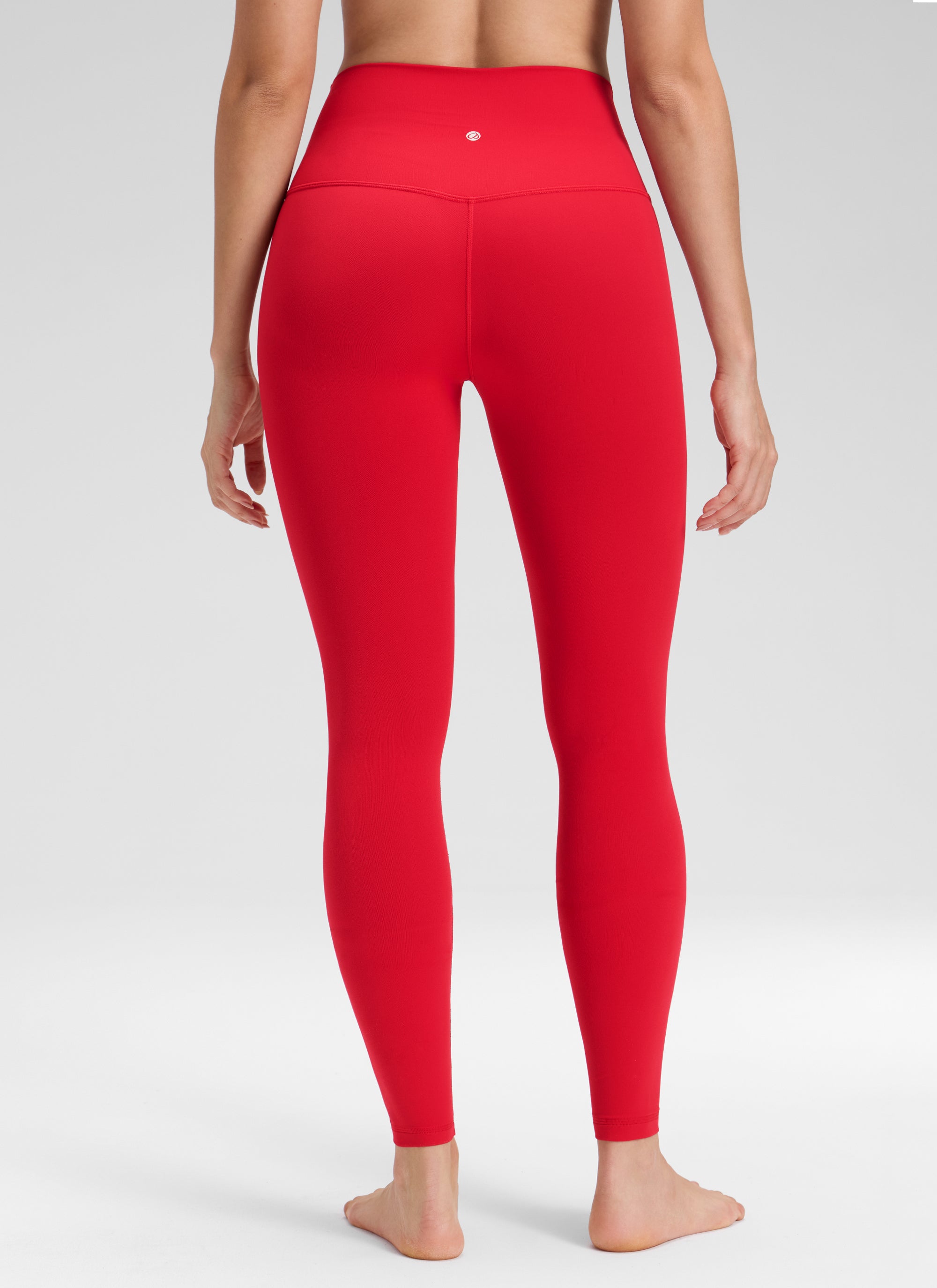 CRZ YOGA Women's Yoga Lounge High Rise Butterluxe Yoga Leggings 28'' Aurora Red