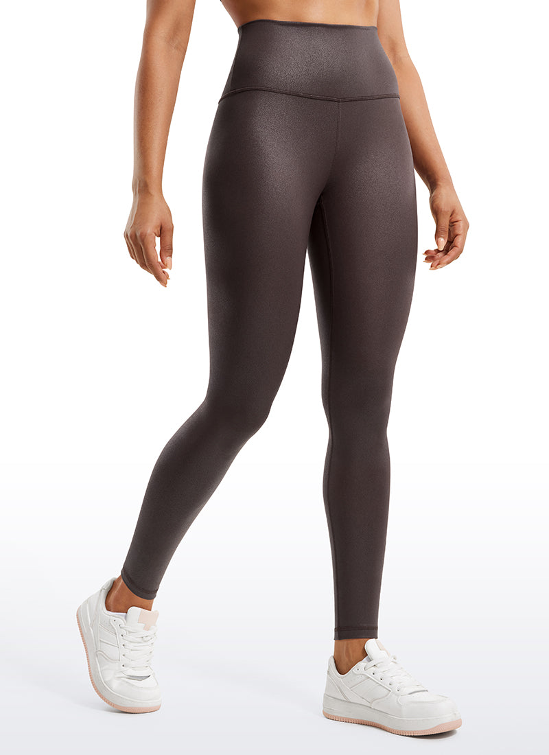 Matte Faux Leather Legging 28''