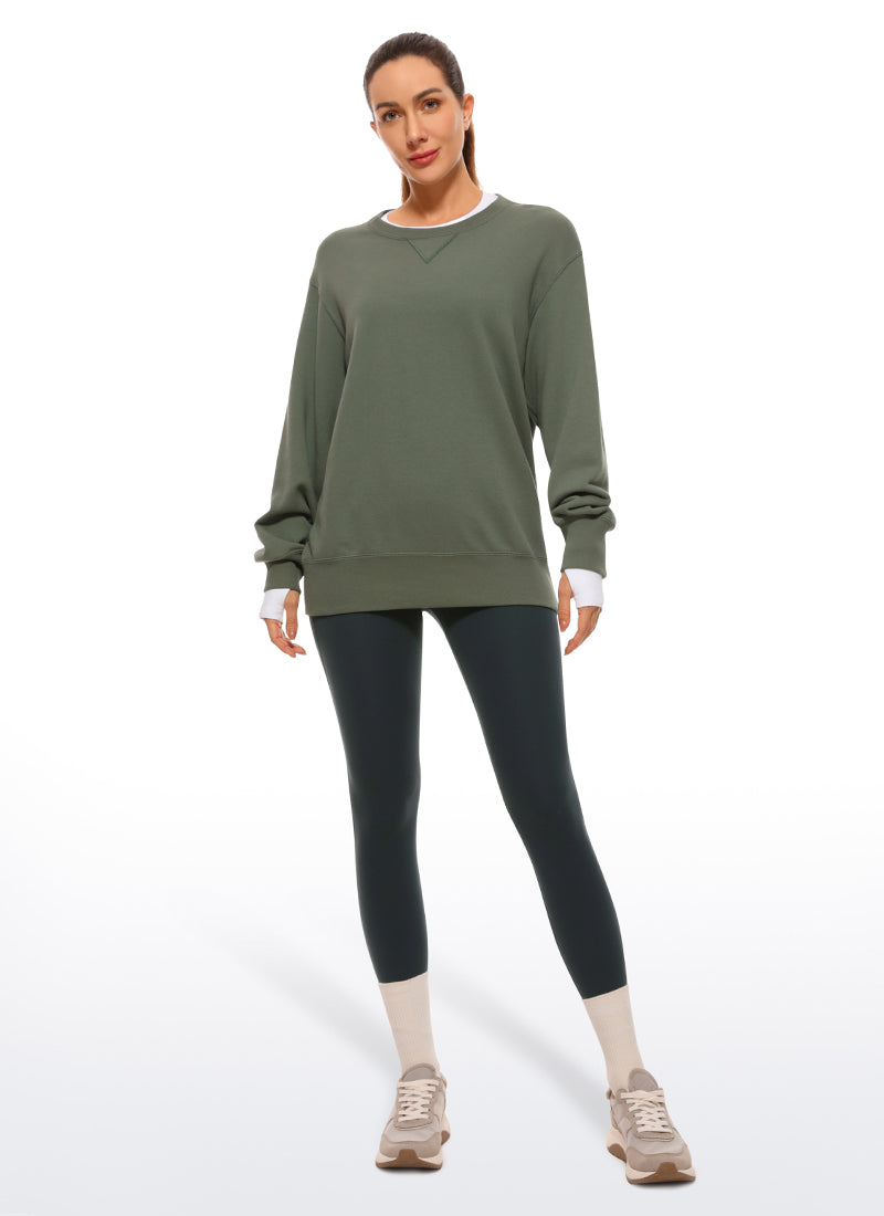 CRZ YOGA Women's Yoga Lounge High Rise Butterluxe Pocket Leggings 25'' Tornado