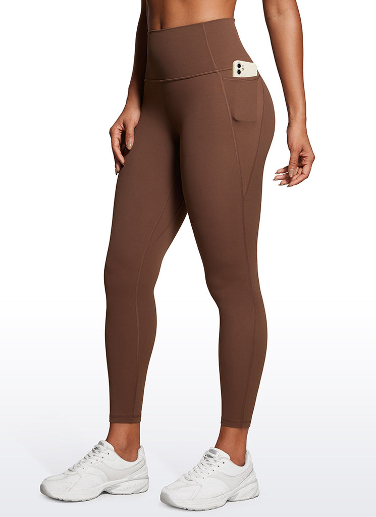 CRZ YOGA Women's Yoga Lounge High Rise Butterluxe Pocket Leggings 25'' Briar Rose
