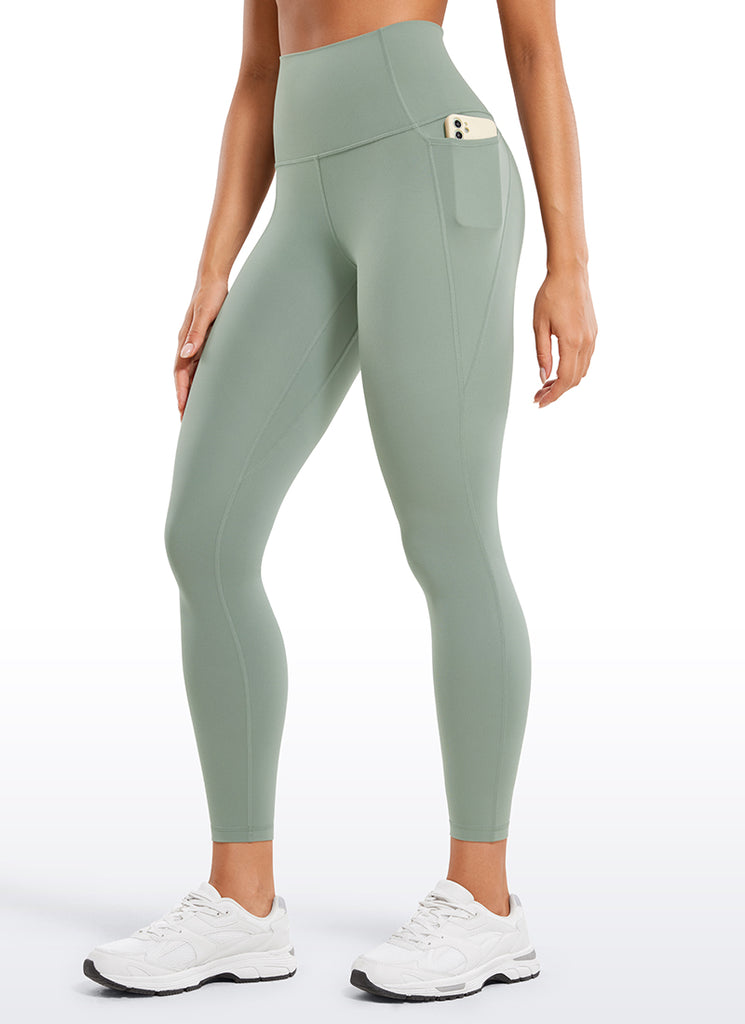 CRZ YOGA Women's Yoga Lounge High Rise Butterluxe Pocket Leggings 25'' Briar Rose