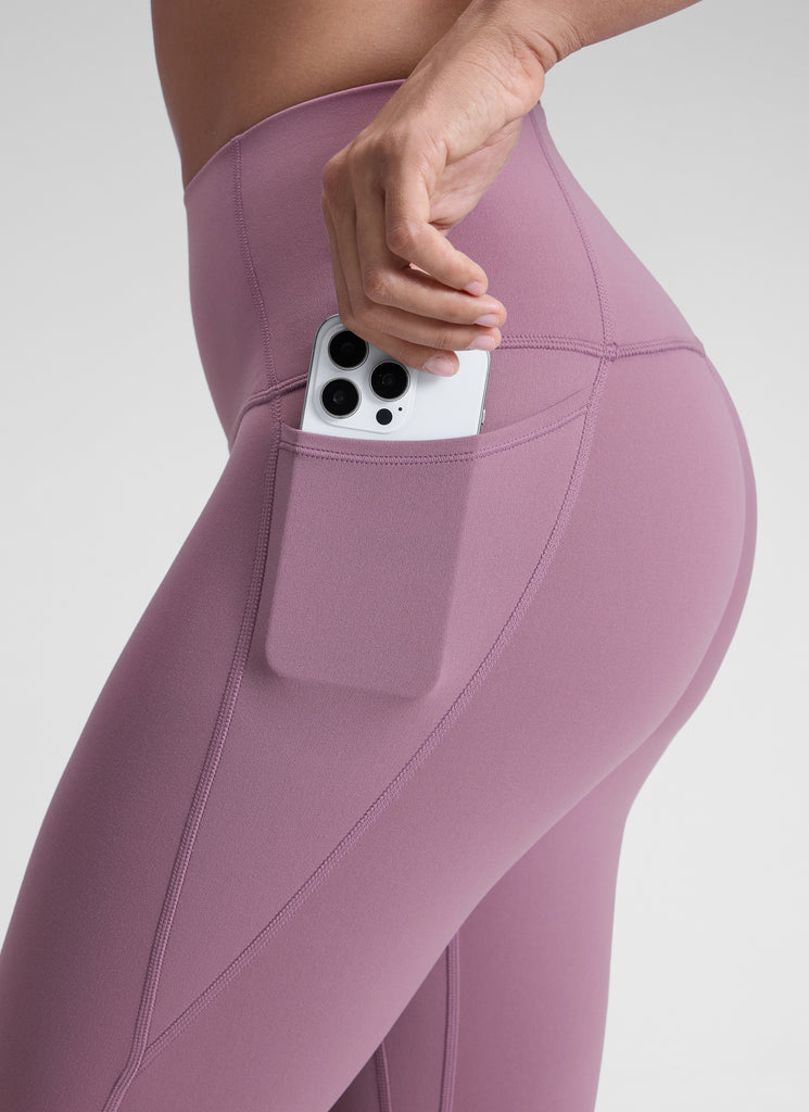 CRZ YOGA Women's Yoga Lounge High Rise Butterluxe Pocket Leggings 25'' Oasis Blue