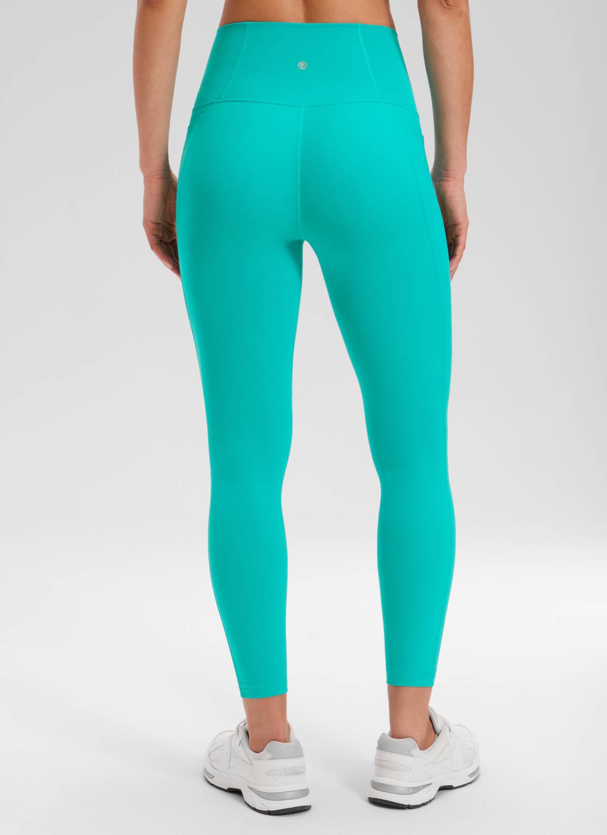 CRZ YOGA Women's Yoga Lounge High Rise Butterluxe Pocket Leggings 25'' Tropics Teal