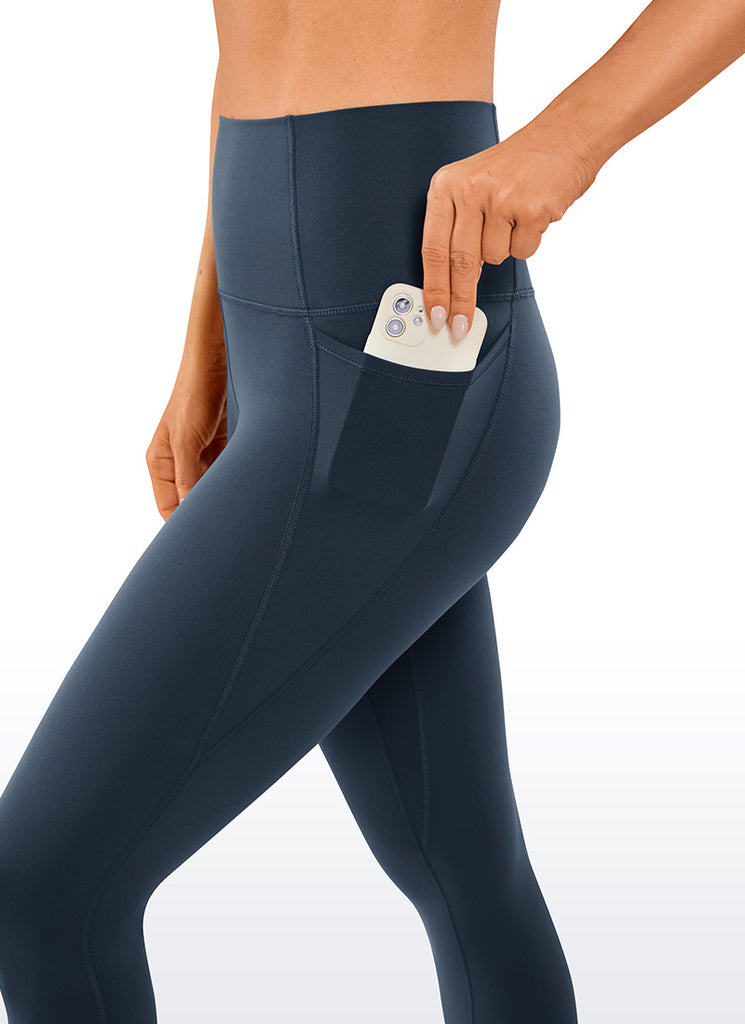 CRZ YOGA Womens Butterluxe Pockets Workout Leggings 28" Stelindigo