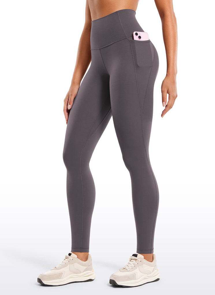 CRZ YOGA Womens Butterluxe Pockets Workout Leggings 28" Melanite
